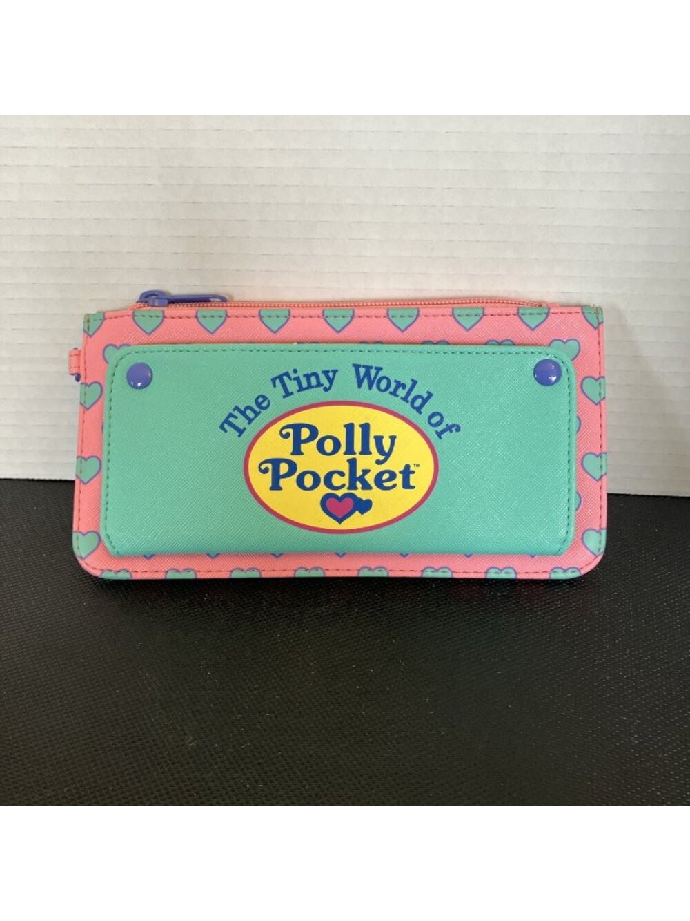 Polly Pocket Wristlet Wallet Card Holder Clutch Purse - NO STRAP